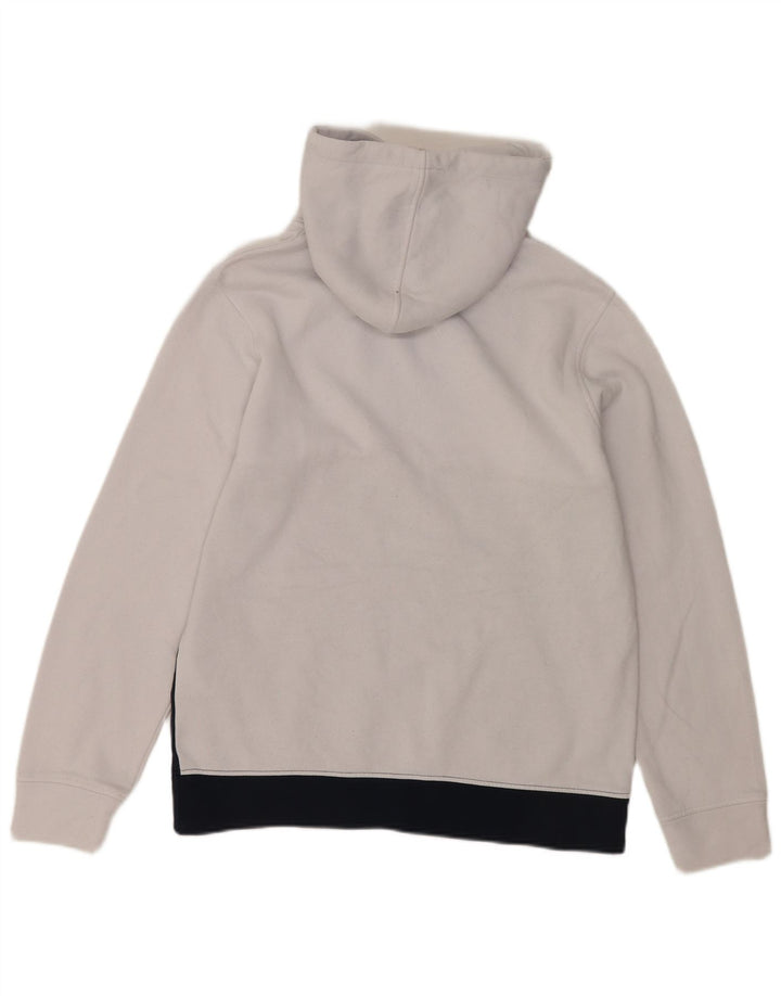 JACK & JONES Grafisk hættetrøje til mænd Large White Colourblock Polyester