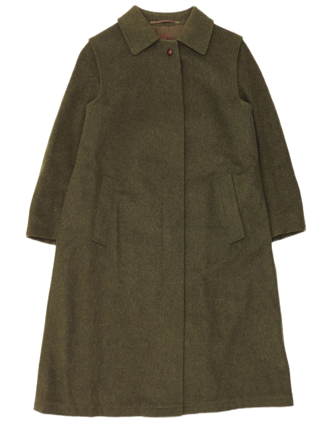 Salko Dame Overfrakke EU 40 Medium Khaki Ny Uld