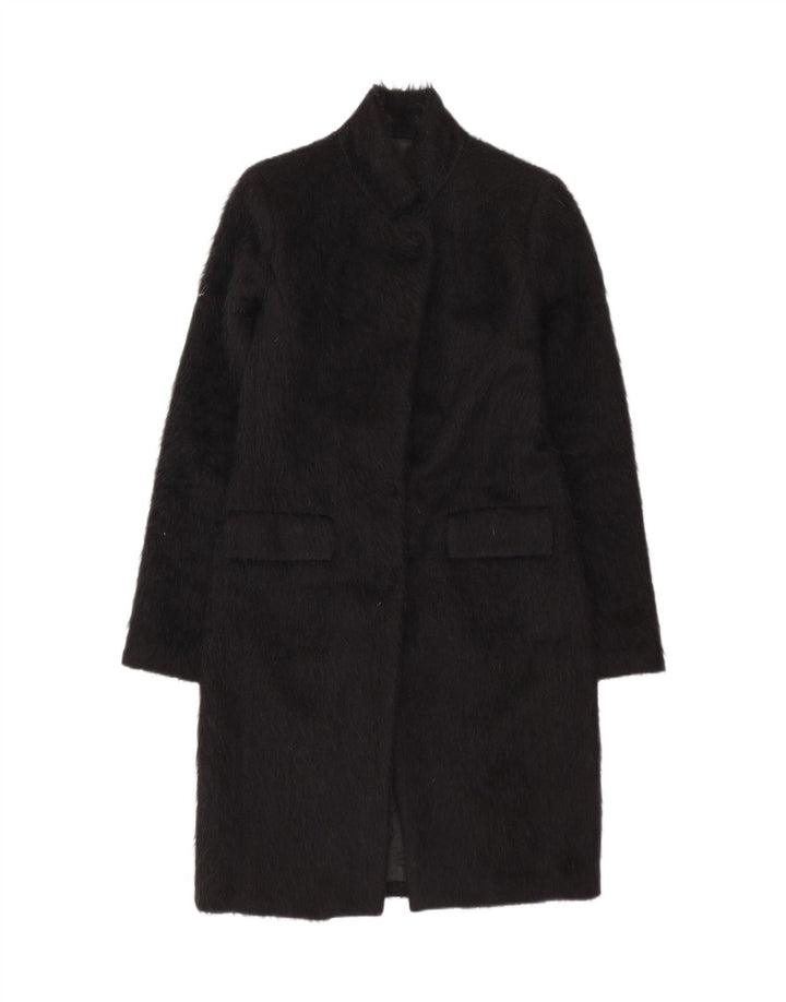 Annarita N Dame Overfrakke IT 42 Medium Sort Alpaca Uld