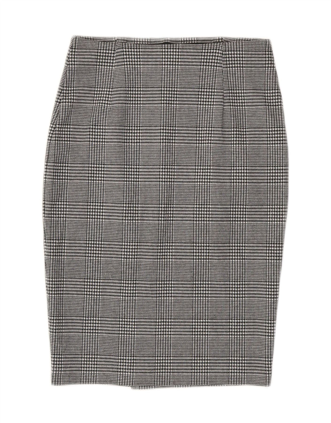 Marks & Spencer Pencil Nederdel til kvinder UK 8 Small W28 Grey Ternet polyester