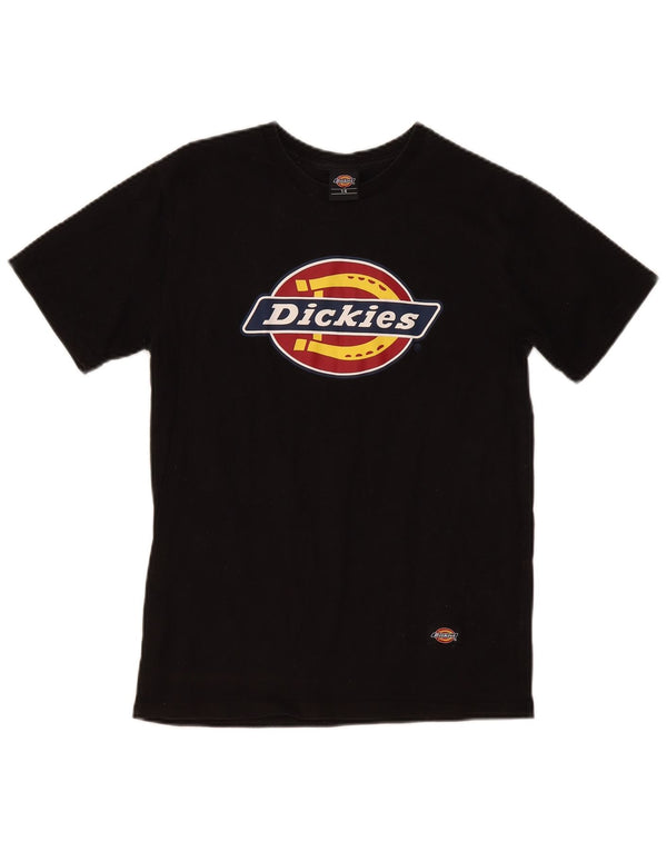 Dickies Grafisk T-Shirt Top UK 14 Medium Sort