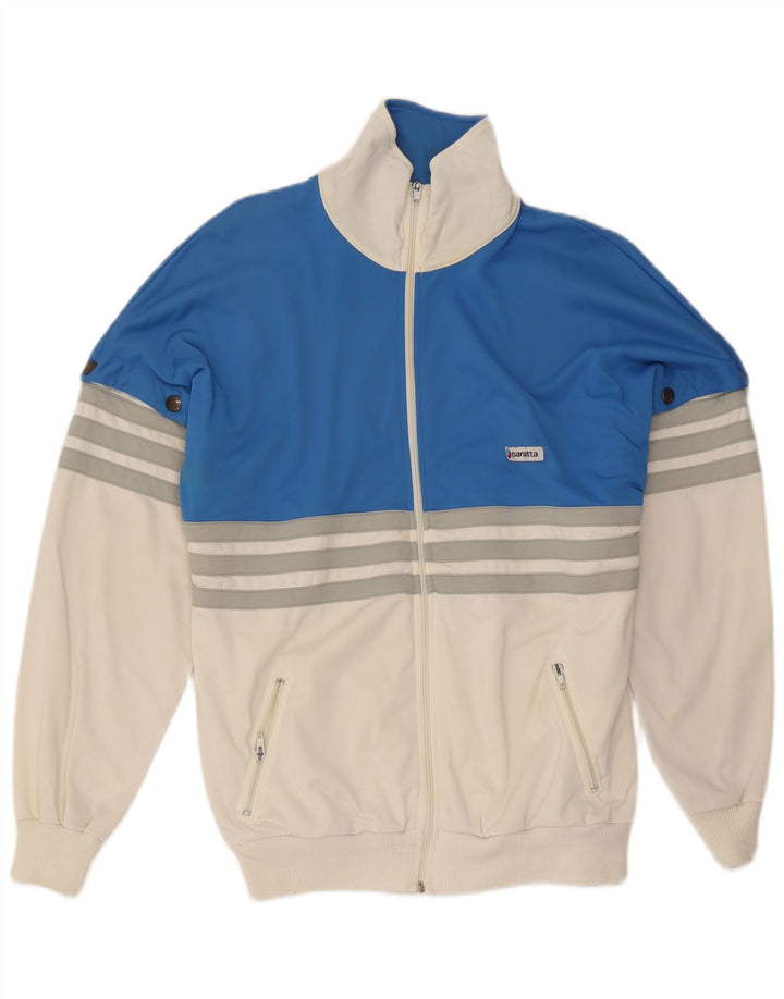 panatta Træningsdragt til mænd Topjakke IT 54 XL Blå Colourblock Polyamid