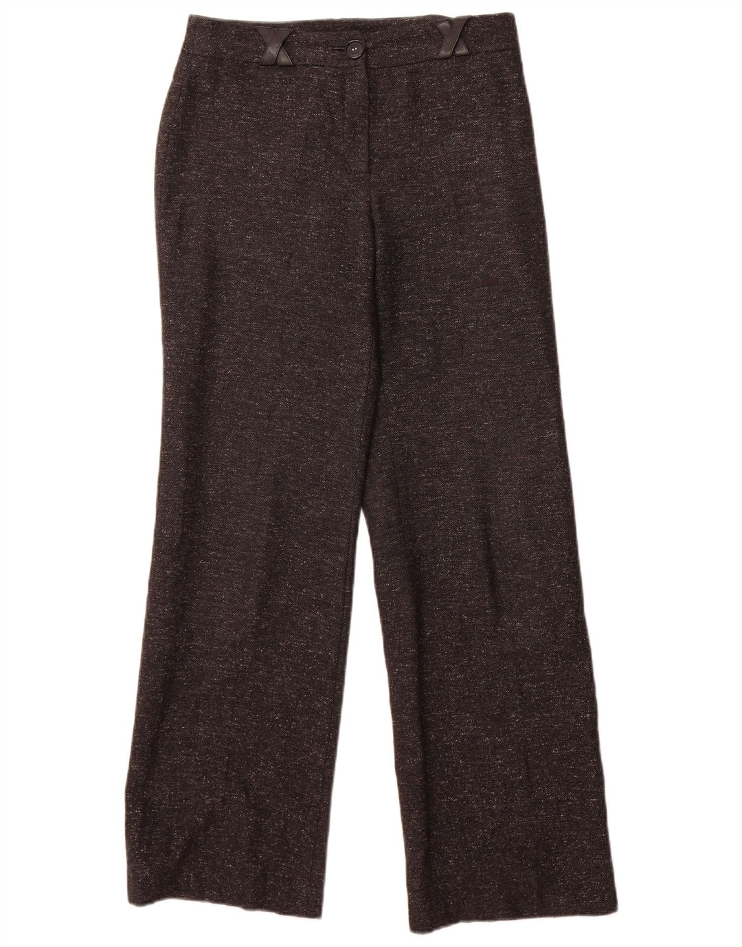 Jaeger Kvinder Casual Bukser med brede ben W30 L31 Grå Flecked