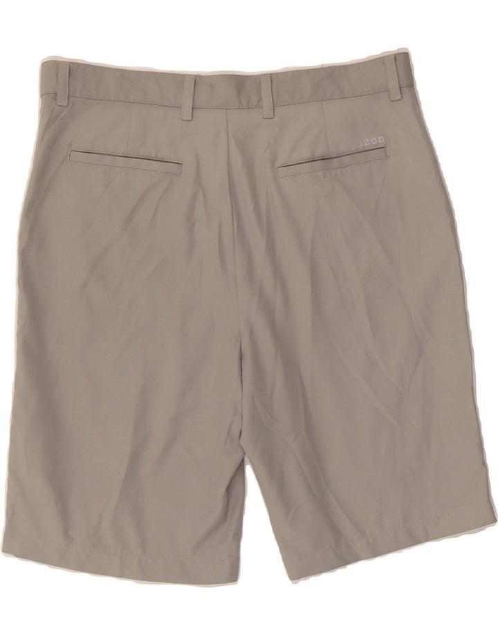 IZOD Mens Chino Shorts W36 Large Grey Polyester Vintage Izod and Second-Hand Izod from Messina Hembry 