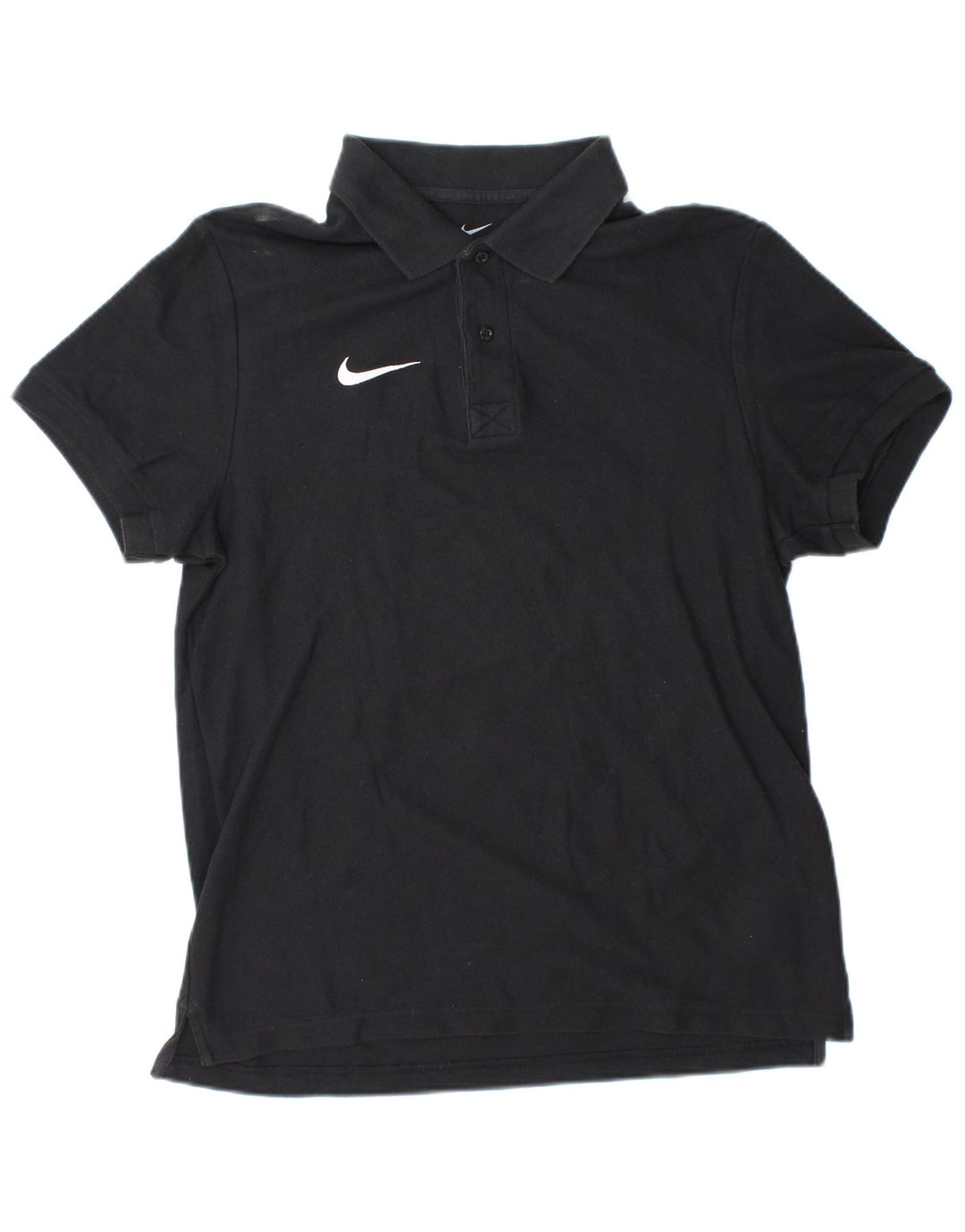 NIKE Poloshirt til mænd, medium sort bomuld