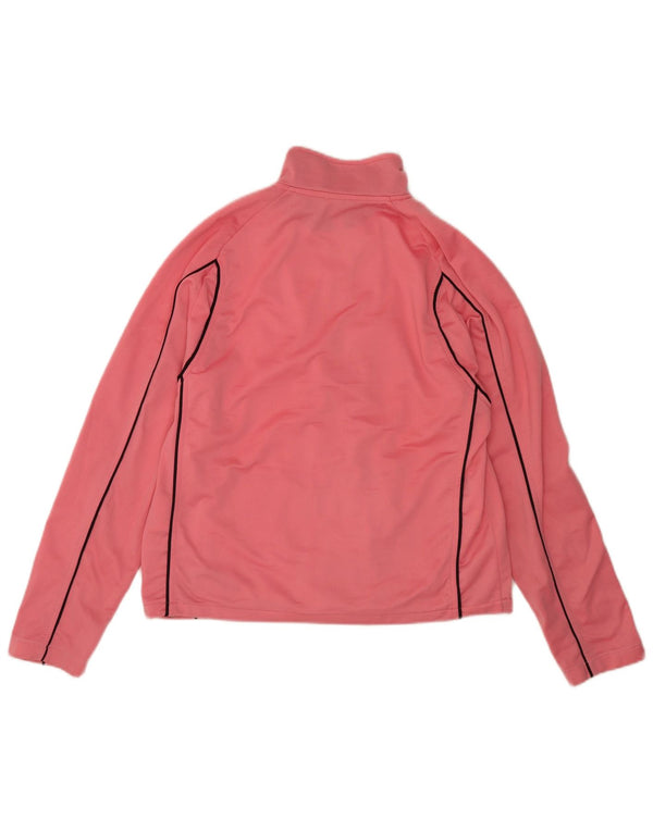 Brugi træningsdragt topjakke til kvinder UK 12 Medium Pink Polyester
