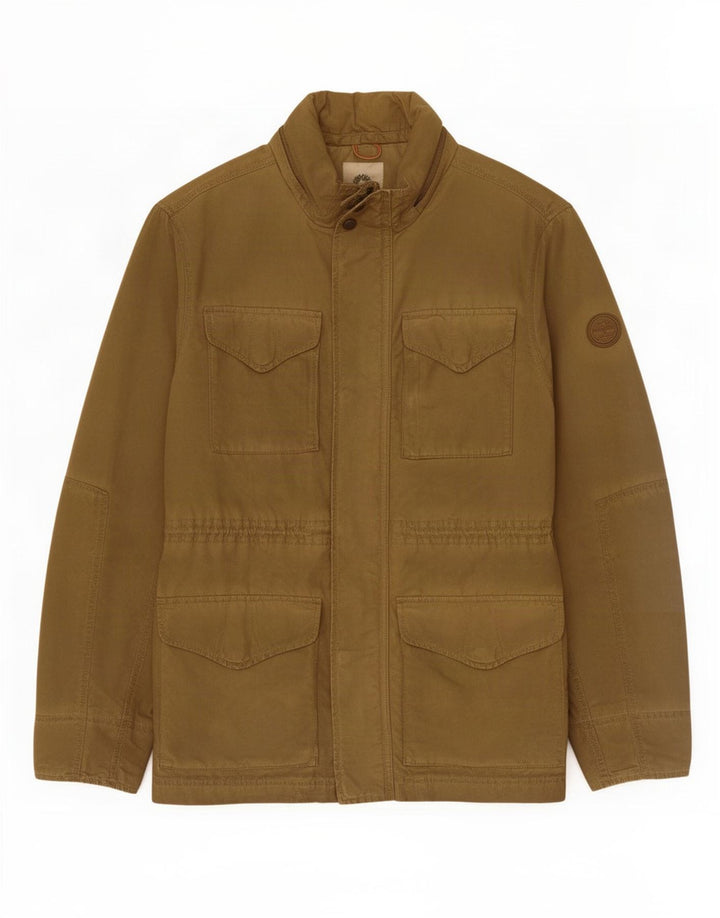 Timberland Herre Utility Jacket UK 38 Medium Beige Bomuld