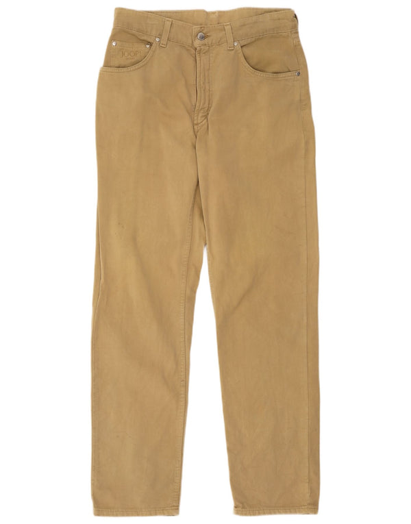 Joop Herre Lige Casual Bukser EU 48 Medium W32 L30 Beige Bomuld