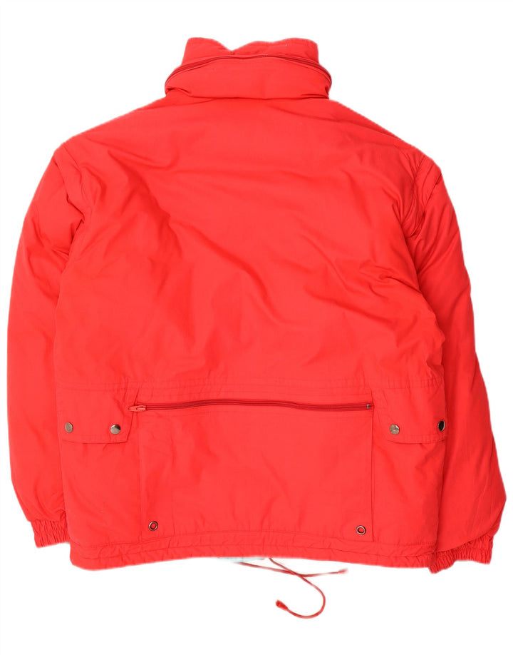 Vintage Herre Hætte Vendbar Jakke UK 38 Medium Multicolored Winter