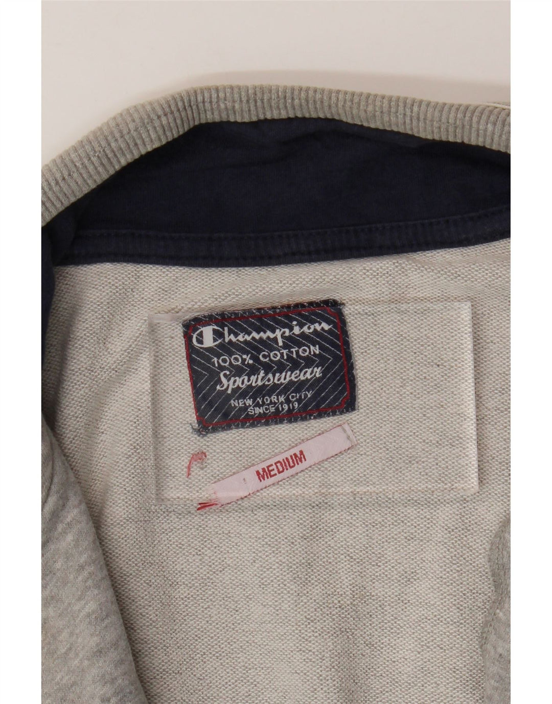 Champion Herre grafisk træningsdragt Topjakke Medium Grey Flecked Bomuld
