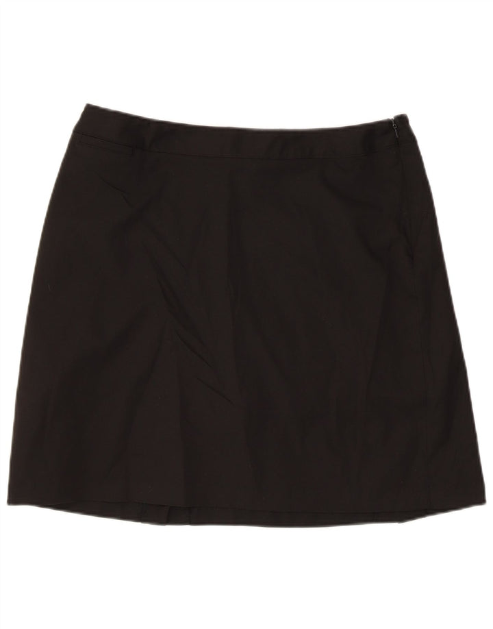 Adidas Dame Mini A-Line nederdel US 10 Large W32 Sort Polyester