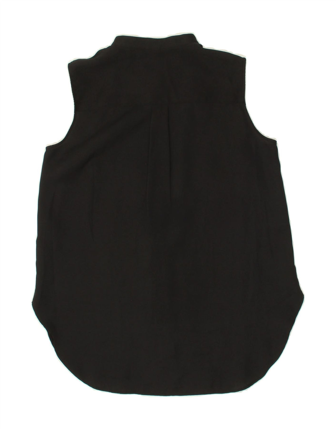 BENETTON Womens Sleeveless Shirt Blouse UK 6 XS Black Polyester Vintage Benetton and Second-Hand Benetton from Messina Hembry 