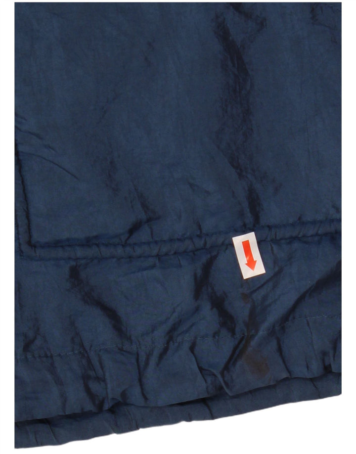 LONDON FOG Dame Oversized Windbreaker Jacket UK 10 Small Navy Blue