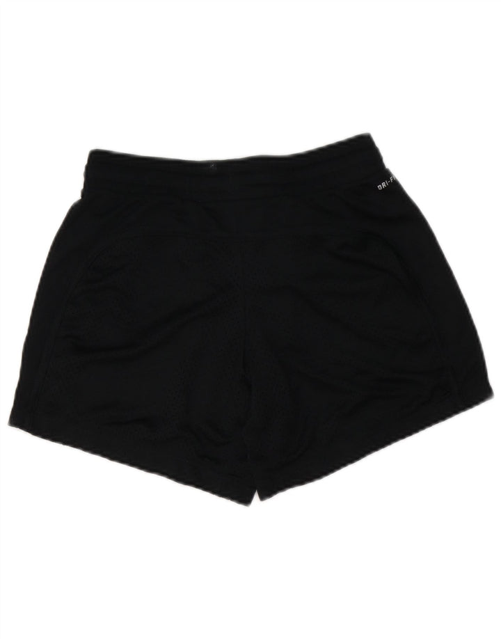 NIKE Dri Fit sportsshorts til kvinder UK 6 XS sort polyester