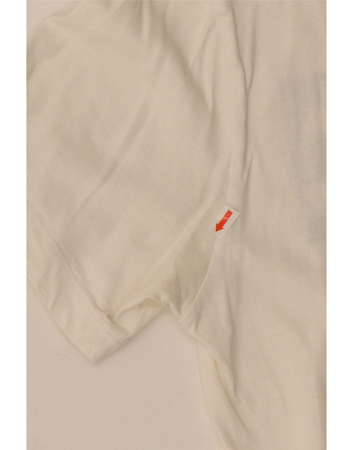 Nike grafisk T-shirt top til mænd, lille hvid bomuld