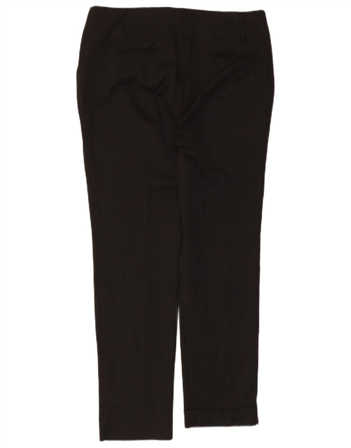 Zara Dame Slim Chino Bukser Large W34 L30 Sort