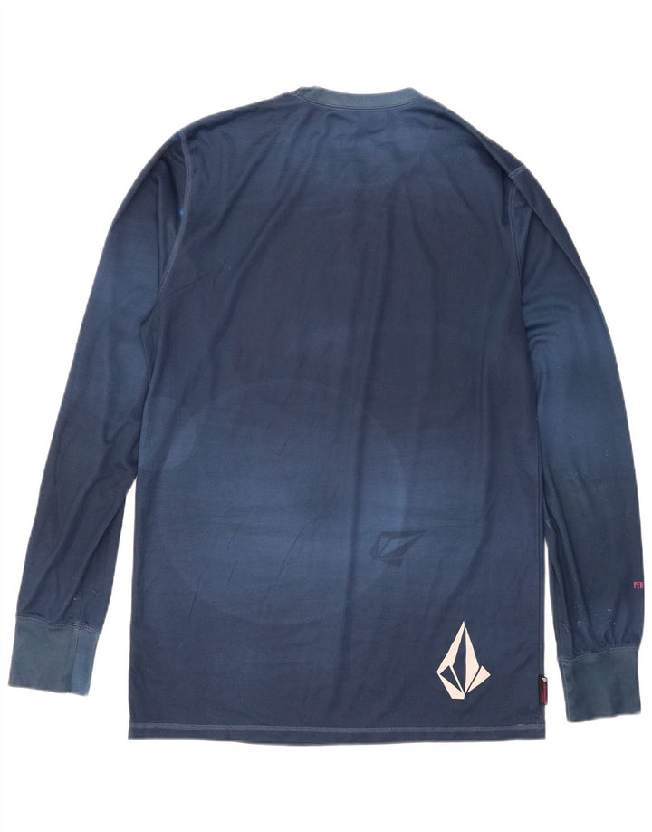 Volcom Herre grafisk top langærmet lille marineblå
