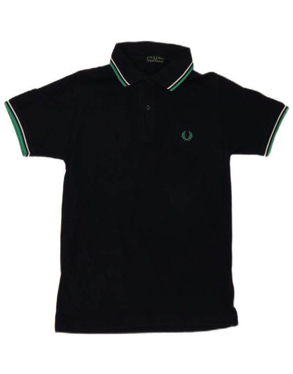 Fred Perry drenge poloskjorte 13-14 år marineblå bomuld