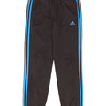 Adidas Drenge Træningsdragt Bukser Joggers 13-14 År Sort Polyester