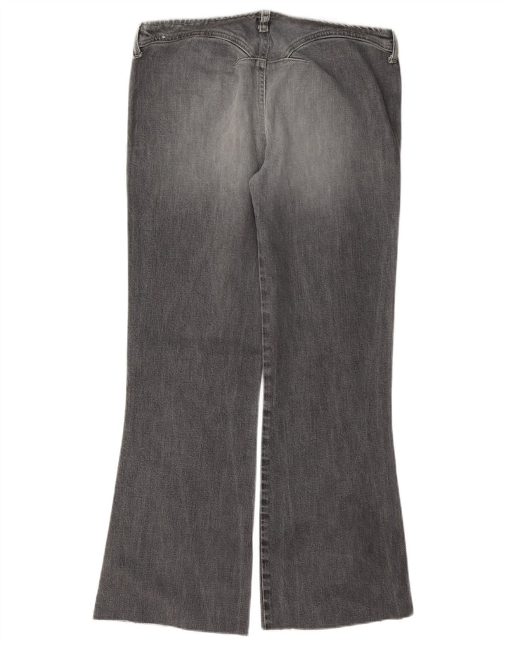 Diesel Dame Flared Jeans W26 L27 Grå Bomuld