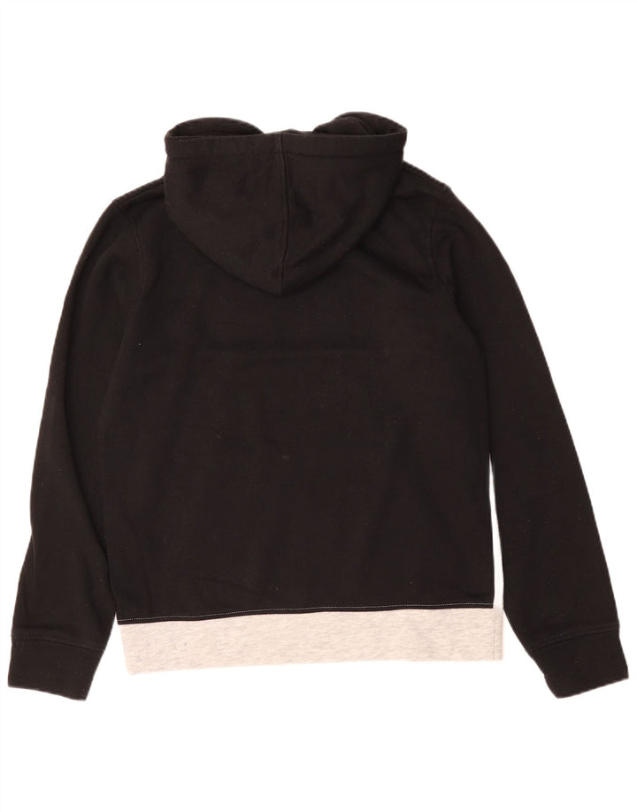 JACK & JONES Grafisk hættetrøje til mænd Small Black Colourblock Bomuld