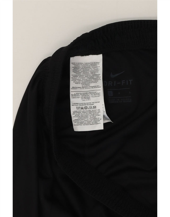 Nike Herre Dri Fit sportsshorts, store sorte polyester