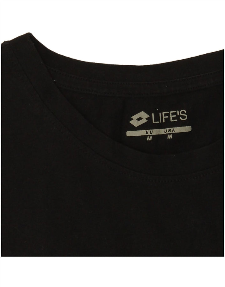 Lotto Herre T-Shirt Top Medium Sort