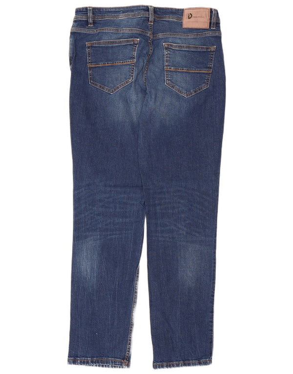 Dacks Herre Slim Jeans IT 50 Large W32 L30 Blå Bomuld