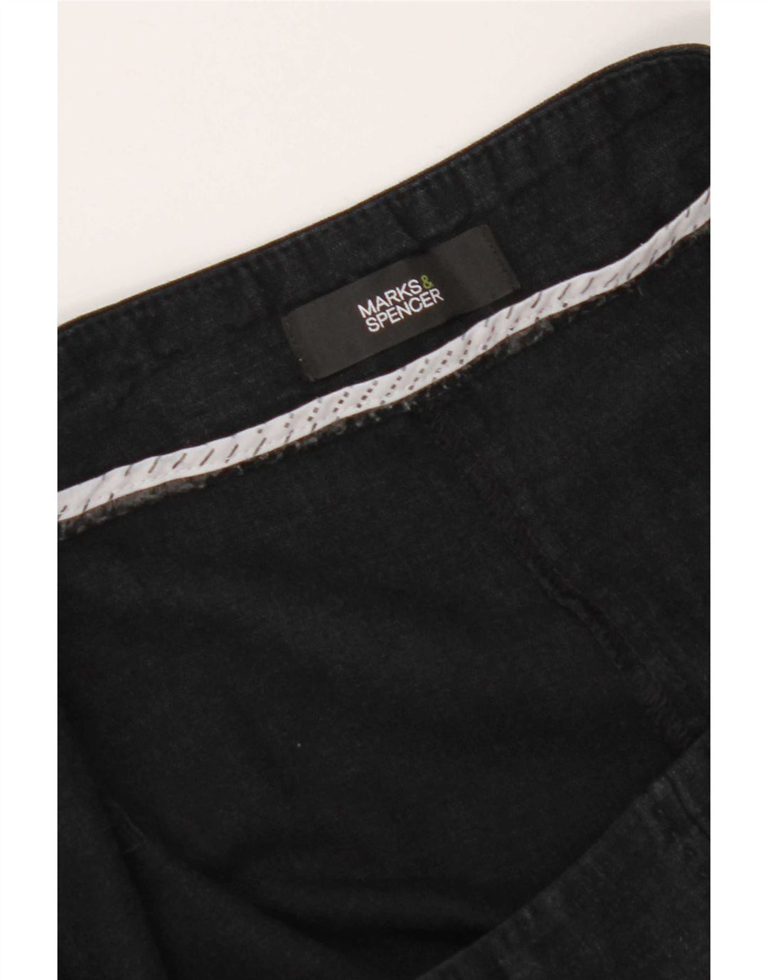 Marks & Spencer Kvinder Casual Bukser med brede ben W36 L26 Sort
