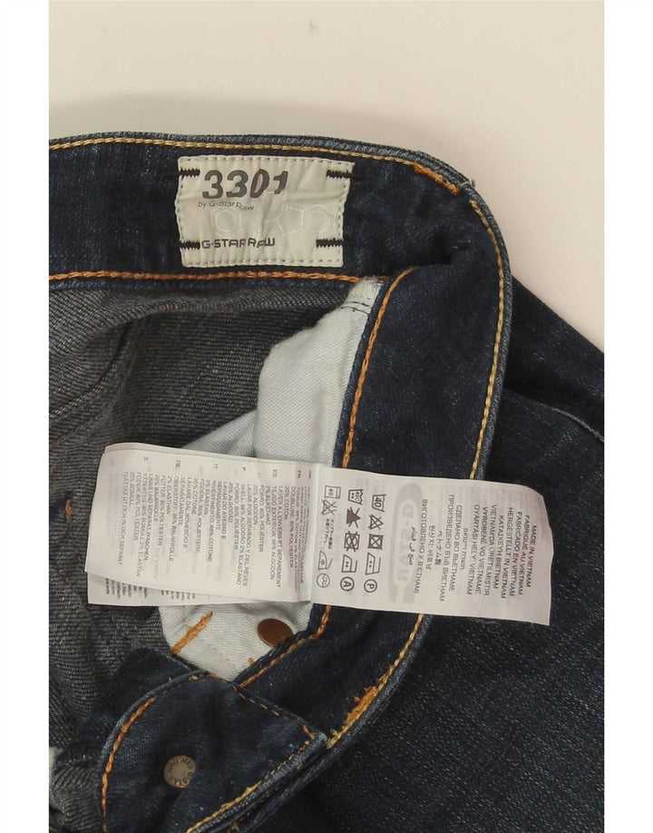 G-Star Dame 3301 Slim Jeans W26 L32 Blå Bomuld