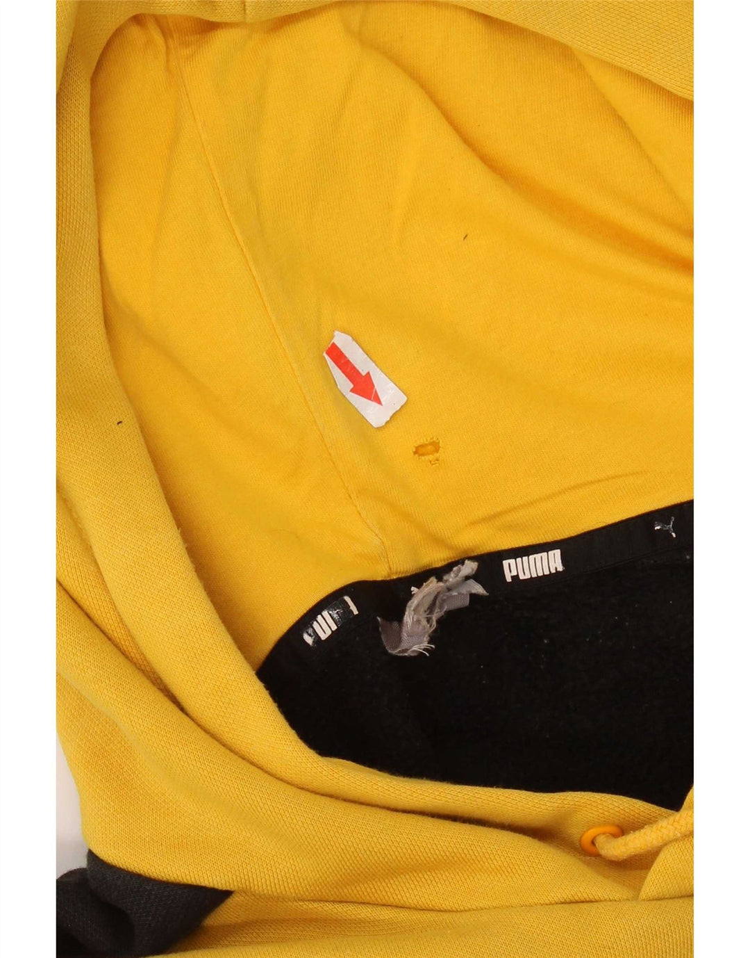 Puma Herre hættetrøje Jumper Medium Gul Colourblock Bomuld
