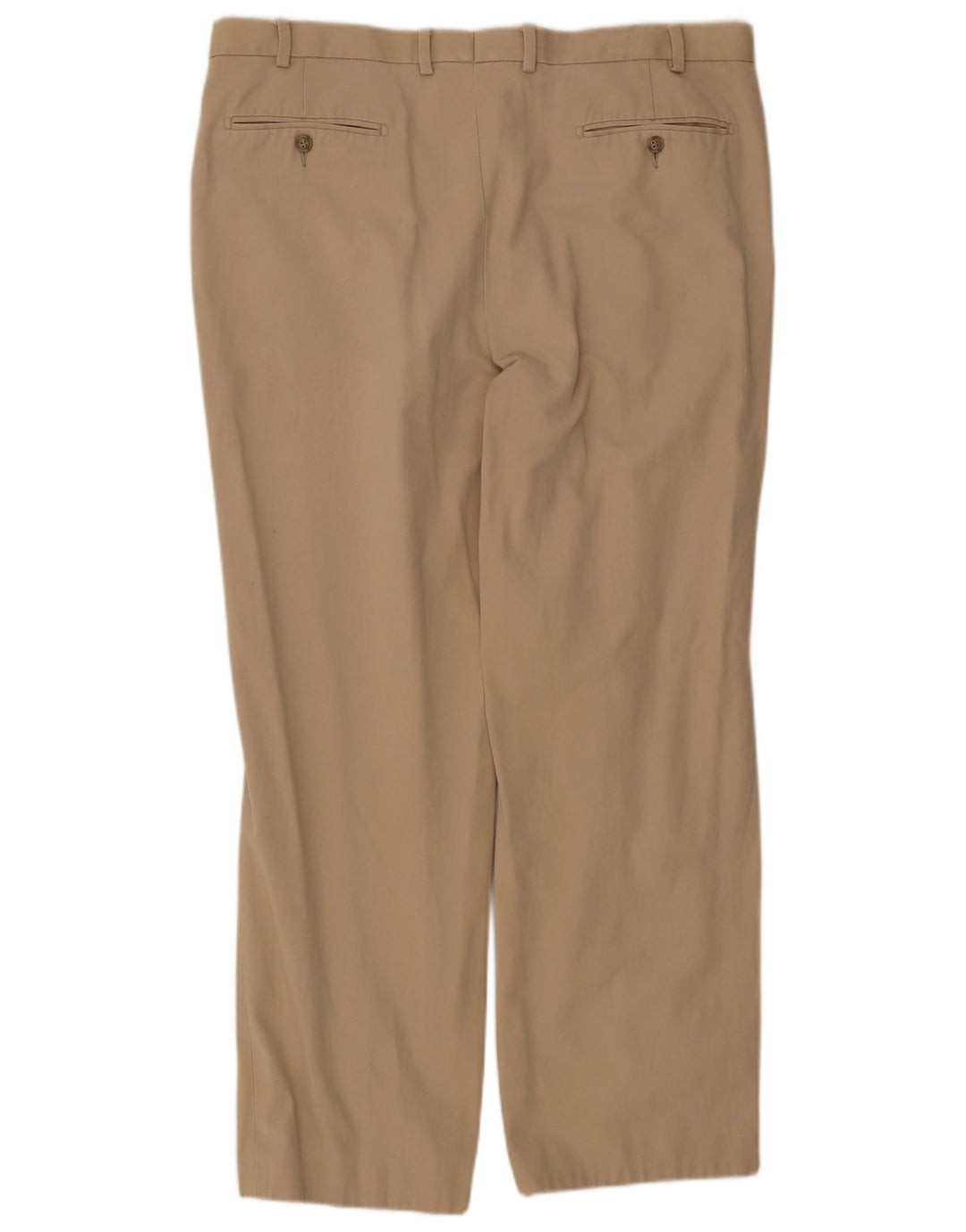 Marks & Spencer Herre Pegged Suit Bukser W40 L33 Beige Bomuld