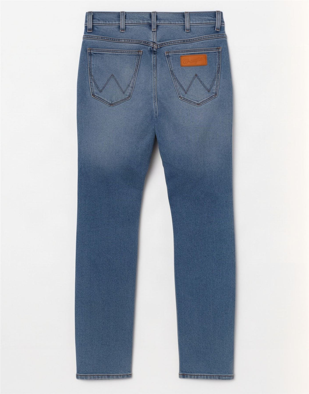 Wrangler Herre Larston Slim Jeans W28 L32 Blå Bomuld