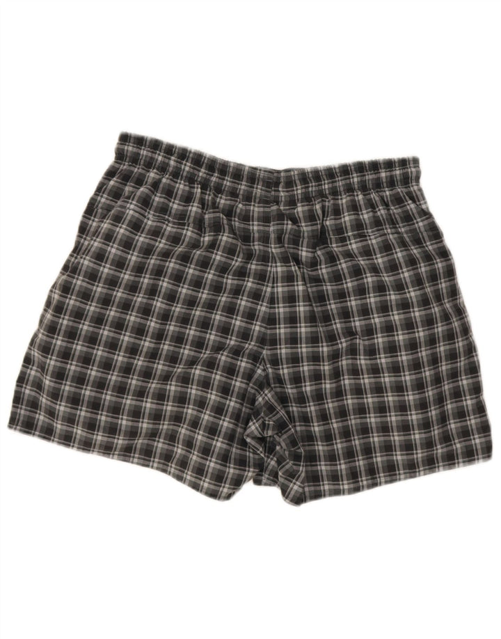 Adidas Badeshorts til mænd mellemgrå ternet polyester