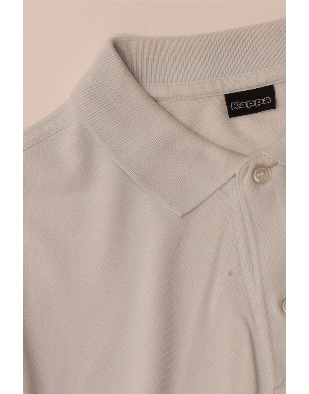 Kappa herre poloshirt Medium hvid bomuld