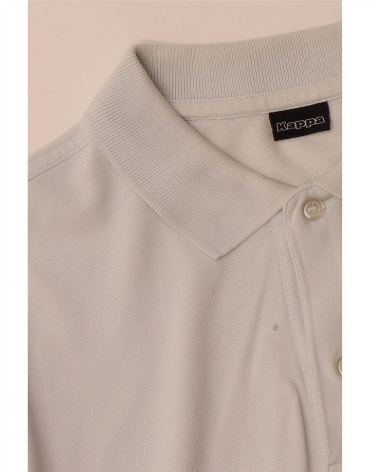 Kappa herre poloshirt Medium hvid bomuld