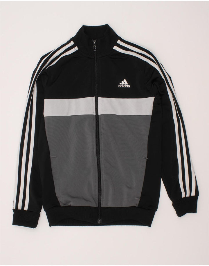 Adidas Træningsdragt Topjakke til drenge 9-10 år Sort Colourblock Polyester