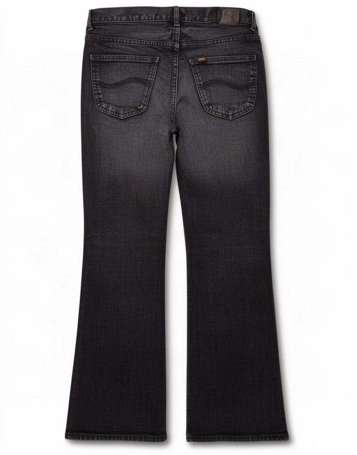 Lee Herre Denver Bootcut Jeans W34 L30 Sort bomuld