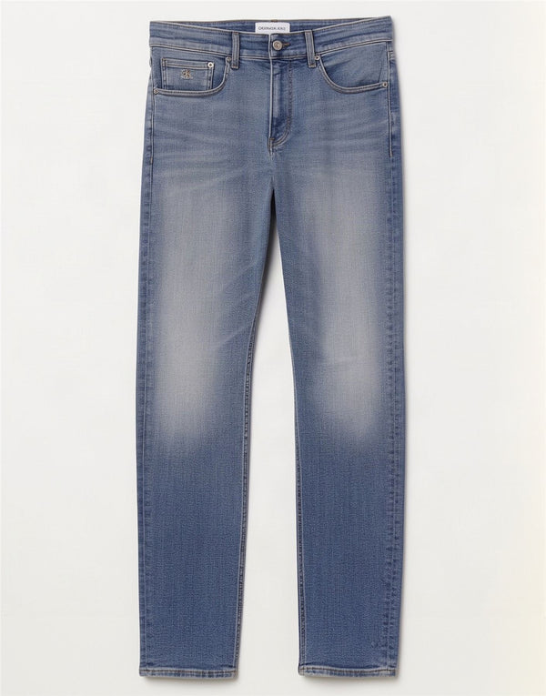Calvin Klein Herre Slim Jeans W31 L32 Blå Bomuld