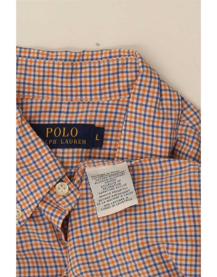 Polo Ralph Lauren Herreskjorte Stor flerfarvet Gingham Bomuld