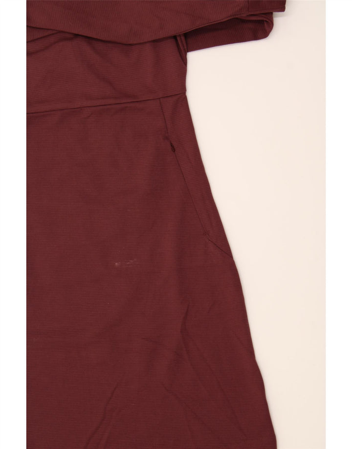COLUMBIA Womens Oversized Basic Dress UK 6 XS Burgundy Polyester Vintage Columbia and Second-Hand Columbia from Messina Hembry 