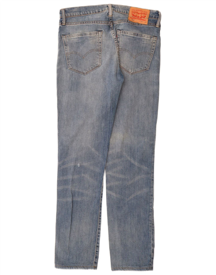 Levi's Herre 511 Slim Jeans W32 L31 Blå Bomuld