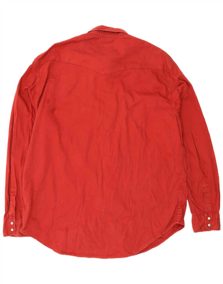 Levi's herreskjorte 2XL rød bomuld