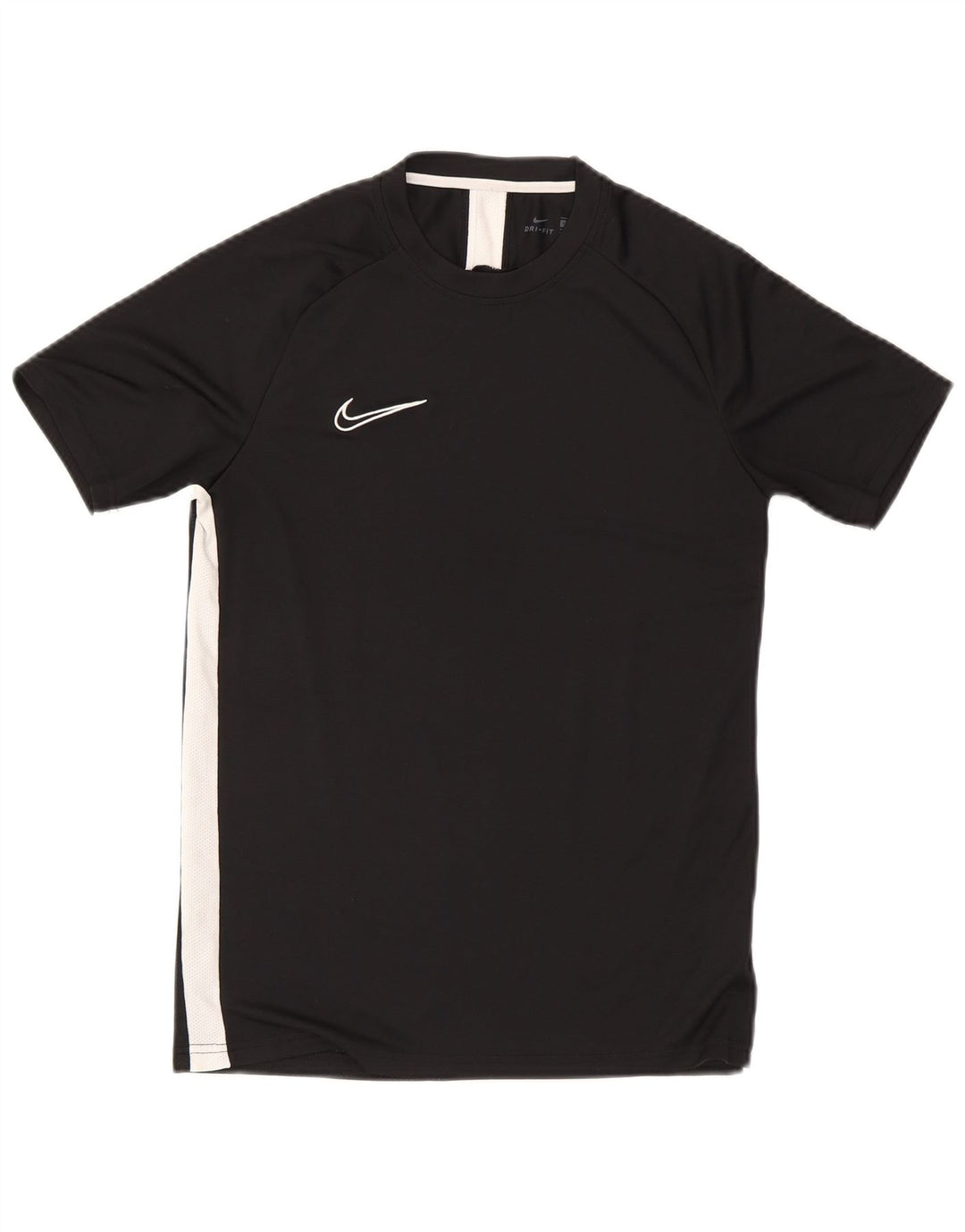 Nike Herre Dri Fit T-shirt Top Medium Sort Colourblock Polyester
