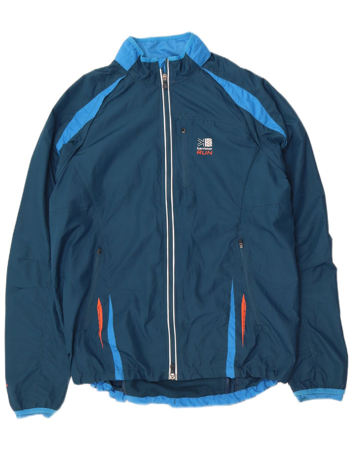 Karrimor Træningsdragt til mænd Topjakke UK 40 Large Blue Colourblock Polyester