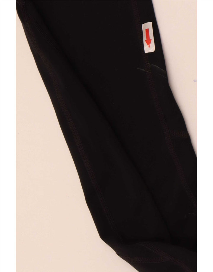 Gap Womens Leggings UK 10 Small Black Polyester