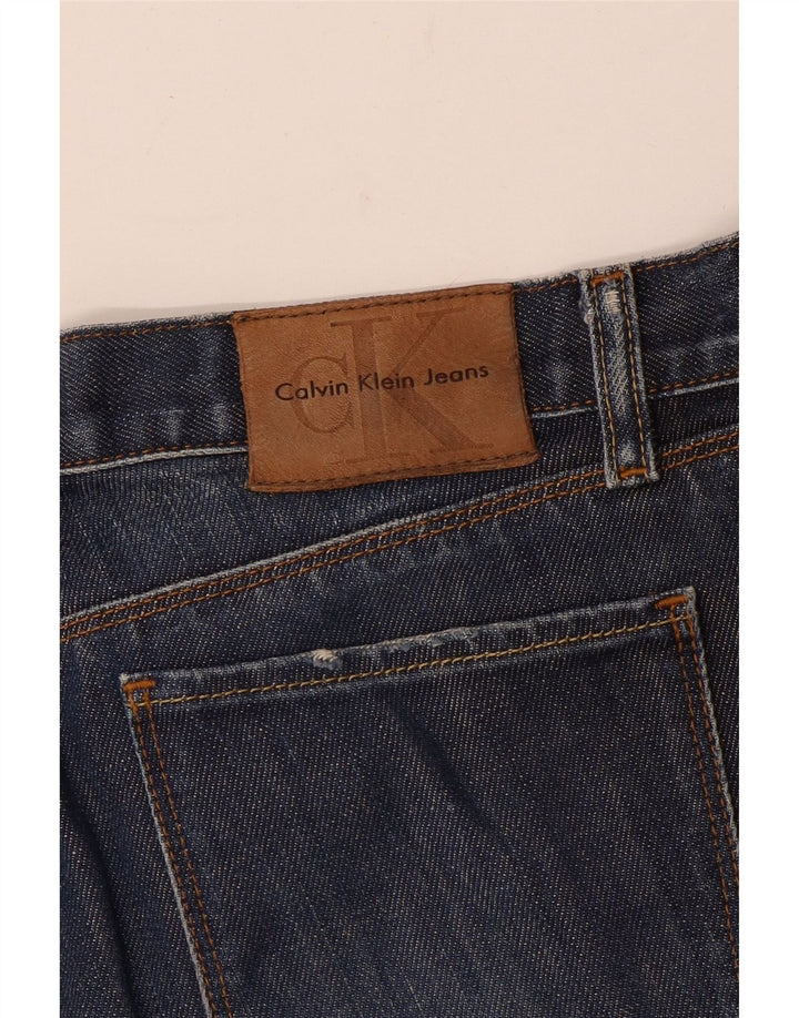 Calvin Klein Dame Bootcut Jeans W28 L29 Marineblå