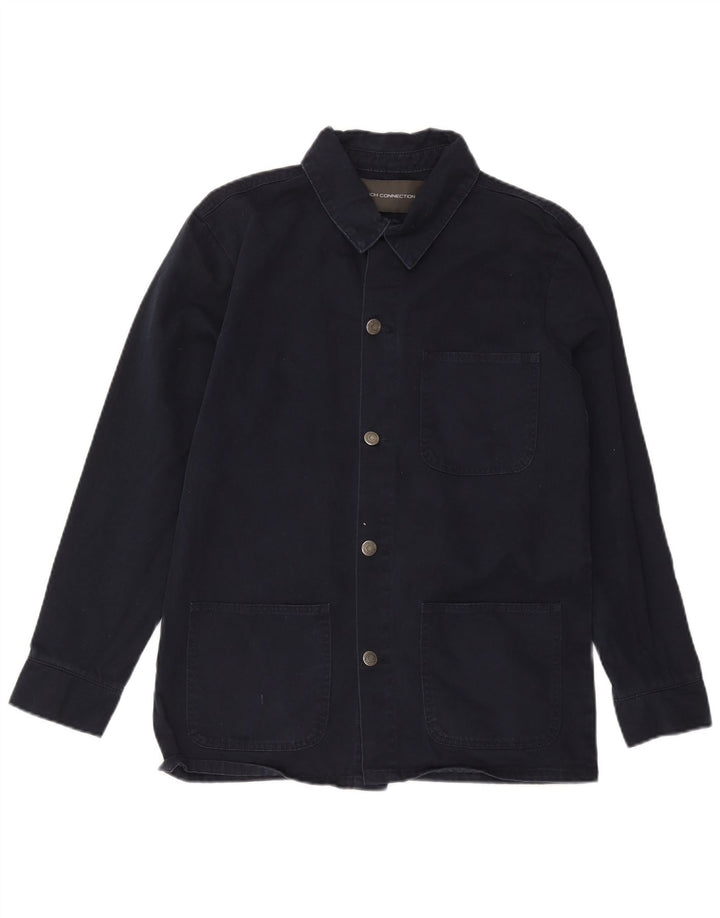 French Connection Herre Utility Jacket UK 36 Small Navy Blue