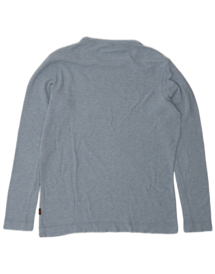 Hugo Boss Herre Slim Fit Top Langærmet Stor Blå