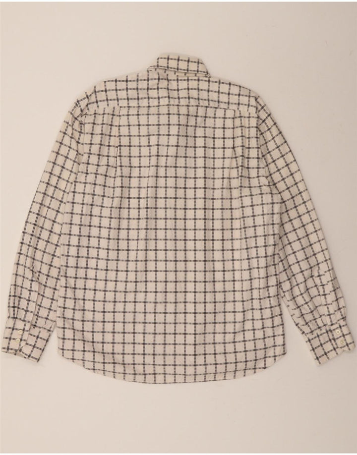 ROCCOBAROCCO Mens Shirt Size 16 1/2 Large White Check Vintage Roccobarocco and Second-Hand Roccobarocco from Messina Hembry 